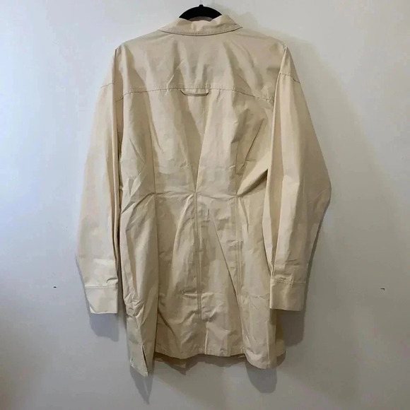 BNWT Grey Lab women’s box pleated shirt dress  size L - Picture 4 of 5